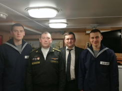Посылки от родных  получили военные моряки Каспийской флотилии из Волгодонска