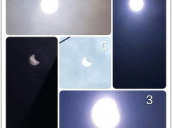 В Волгодонске луна «откусила» кусочек солнца. ВИДЕО