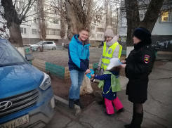 В Волгодонске маленькие дети попросили водителей не давить их 
