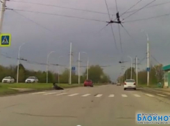 В Волгодонске на пешеходном переходе Citroen сбил женщину (ВИДЕО)