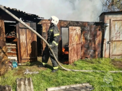 Детская шалость с огнём в Зимовниках сожгла хозпостройку 