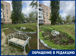 «Хоть кто-то благоустраивает наш город!»: для волгодончанки стало приятным открытием прогулка по ул.Кошевого