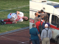 17-летнего футболиста увезли на «скорой» после серьезной травмы на стадионе «Труд» в Волгодонске