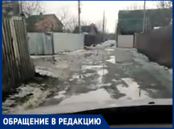 Волгодонец показал ужасное состояние дорог в СНТ «Донской сад» 