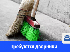В Волгодонске требуются дворники и уборщики лестничных клеток