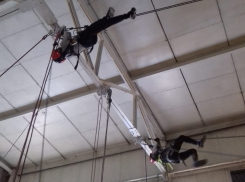 Юные скалолазы из Волгодонска показали отличное умение перемещения под потолком