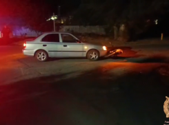 В Зимовниках водитель «Хендай» сбил подростка на мопеде