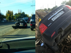 В аварии на Бетонной разбилась «Приора», недавно влетевшая в яму на Жуковском шоссе 