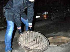 В Волгодонске с дорог города украли десятки чугунных люков