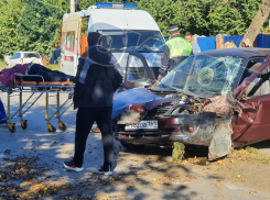 Пожилой мужчина не справился с управлением и въехал в дерево на Горького