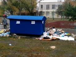 Волгодонцы устроили мусорную свалку на одной из центральных улиц города