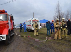 В Романовской отрепетировали химическую защиту населения и дозиметрический контроль на всякий случай