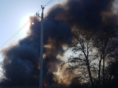 Больше 100 человек тушили крупный пожар в течение суток в Зимовниковском районе
