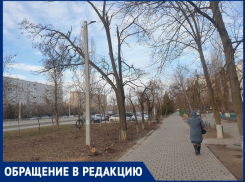 «Освещение проспекта Строителей выполнили «по-колхозному»: волгодонец