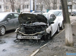 Ночью в Волгодонске сгорел автомобиль «Форд Фокус»