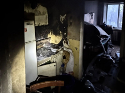 В бывшем общежитии на Морской произошел пожар