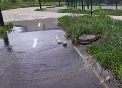 Недостроенный Молодежный парк ушел под воду