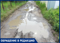 «Бабушки и дедушки падают, проходя через эту колею»: волгодонцы о дороге в садоводстве «Ветеран»  