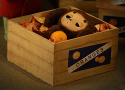 На территории бывшей базы  «Автолик» сгорел продуктовый склад с апельсинами