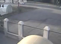 «Блокнот Волгодонска» публикует эксклюзивную видеозапись ДТП с участием пьяного пешехода