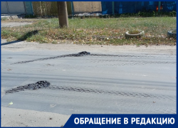 Как пластилин, асфальт «поплыл» от одной машины: волгодонцы не довольны качеством новой дороги на Вокзальном переулке