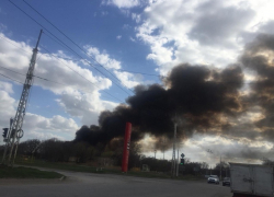 В районе Волгодонской ТЭЦ-2 произошел грандиозный пожар