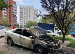 В Волгодонске на Западном сгорела "Тойота"