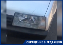 Повисший над дорогой провод ЛЭП повредил автомобиль волгодонца на Первомайском