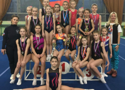 Волгодончанки блестяще выступили на открытом турнире по спортивной гимнастике 