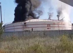 Клубы черного дыма в районе ТЭЦ попали на видео