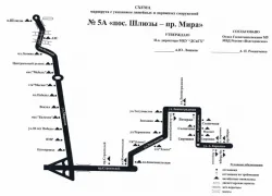 Появилась полная схема измененного маршрута №5 «А»