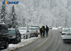 Сильнейший снегопад в Сочи привел к задержке следующих в Волгодонск поездов