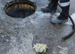 Влажные салфетки в канализации волгодонцев стали самой большой проблемой засоров