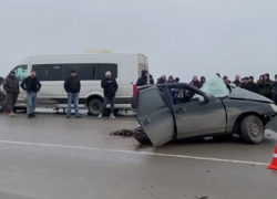 «Приору» и водителя разорвало на части: жуткое ДТП с маршруткой Волгодонск - Ростов