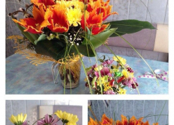 Анна в подарок к празднику получила букет цветов и 12 мешков шпатлевки