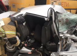 Автобус со школьниками попал в ДТП на трассе Ростов-Волгодонск