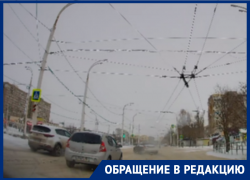 В Волгодонске на фоне метели возросло число опасных манёвров