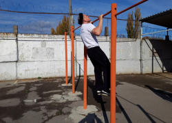 Казаки Волгодонска показали свою физическую подготовку