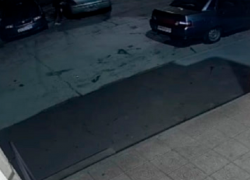 Удивительная женщина попыталась ногой открыть чей-то автомобиль ночью в Волгодонске