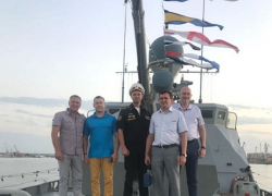 Волгодонские политики посетили корабли Каспийской флотилии в Астрахани