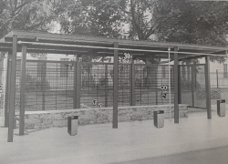 Появилось изображение самой большой в городе ГИГА-остановки для дачников в Шлюзах