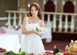 Спортивный салат от участницы «Мисс Блокнот»  Валентины Аушевой