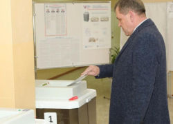 Вадим Кулеша проголосовал на выборах президента России одним из первых