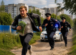 Матерого наркомана задержали с крупной партией конопли в Константиновском районе 