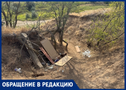 Неформальная байк-трасса за Мокро-Соленовским заливом превратилась в свалку