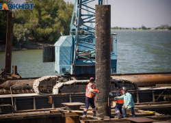 Строительство третьего мостового перехода в Волгодонске идет с опережением графика