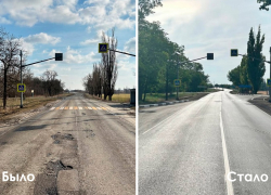  Стратегическую дорогу отремонтировали в Мартыновском районе