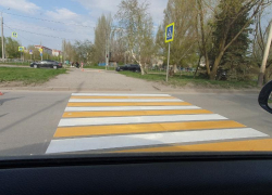  На улицах Волгодонска появилась новая дорожная разметка