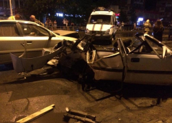 Жуткая авария с пятью автомобилями произошла в Волгодонске в районе вокзала