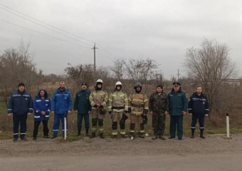 В Волгодонском районе прошли учения по обеспечению безопасности в зимний период